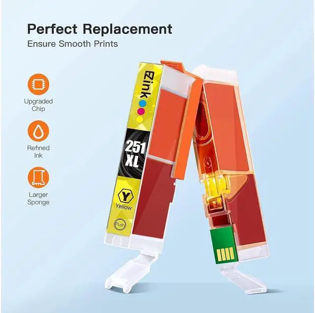 Alt view image 3 of 5 - E-Z Ink (TM Compatible Ink Cartridge Replacement for CLI-251XL CLI 251 to use with MX922 IP7220 MG5520 MG5420 IX6820 IP8720 MG7520 MG6320 Printer (4 Cyan, 4 Magenta, 4 Yellow, 12 Pack)