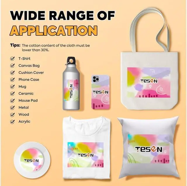 Alt view image 3 of 5 - TESEN Sublimation Ink Refill Kit Replacement for ET-2720 ET-2760 ET-4750 ET-4760 ET-15000 ET-3710 ET-2700 ET-2750 ET-3700 ET-3750 ET-7700 ET-7750 ET-4700 (4 Bottles) Tray Inkjet Printer Ink cartridges