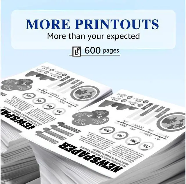 Alt view image 4 of 5 - 7 Pk LC103 Compatible Black Ink Cartridge For Brother MFC-J4510DW MFC-J4710DW