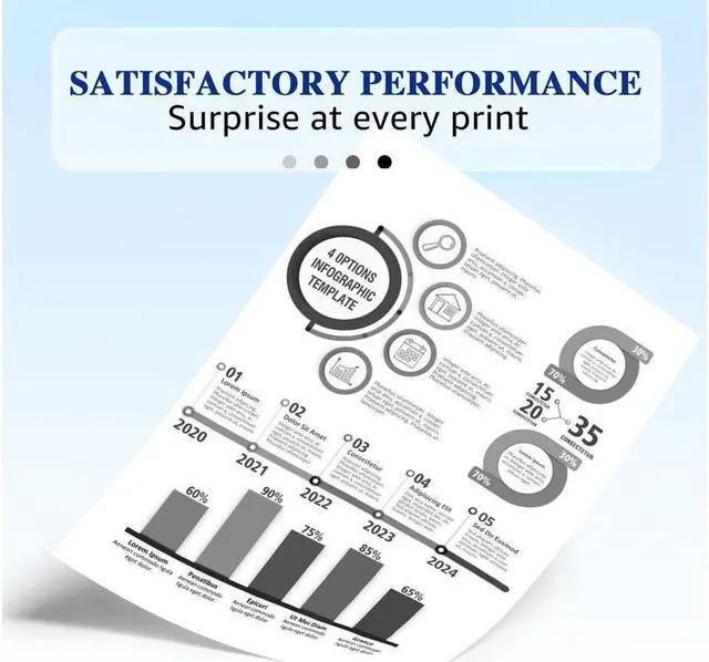 Alt view image 5 of 5 - 7 Pk LC103 Compatible Black Ink Cartridge For Brother MFC-J4510DW MFC-J4710DW