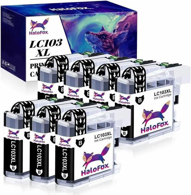 Main image of 7 Pk LC103 Compatible Black Ink Cartridge For Brother MFC-J4510DW MFC-J4710DW