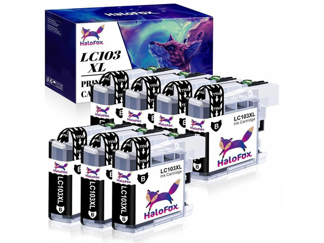 4printink 2 Pack LC103 XL Black Ink Cartridges For Brother MFC-J870DW, MFC-J875DW – With Chip