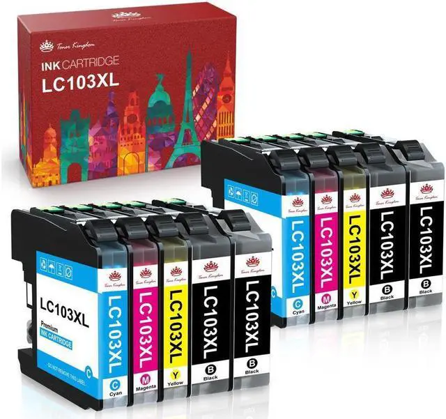 Main image of 10x Replacement Ink for Brother LC103 LC101 XL MFC-J470DW MFC-J475DW MFC-J870DW