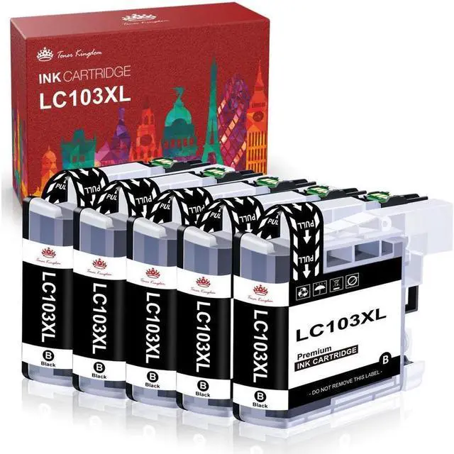 Main image of 5x LC103 XL Ink Cartridge For Brother MFC-J475DW MFC-J870DW MFC-J4410DW Printer