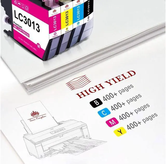 Alt view image 5 of 5 - 5PK Ink Cartridges for Brother LC3013 LC3011 XL MFC-J491DW MFC-J497DW MFC-J690DW