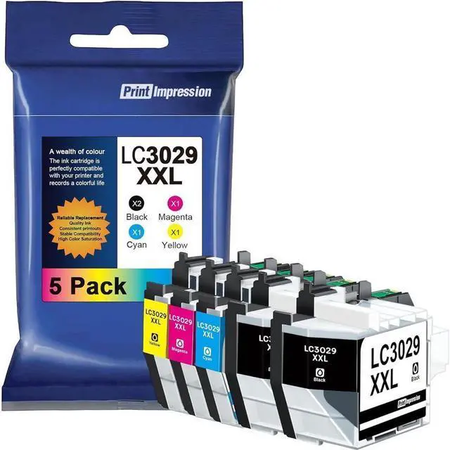 Main image of 5PK Compatible for Brother LC3029XXL Ink MFC-J5930DW MFC-J6535DW MFC-J6535DW