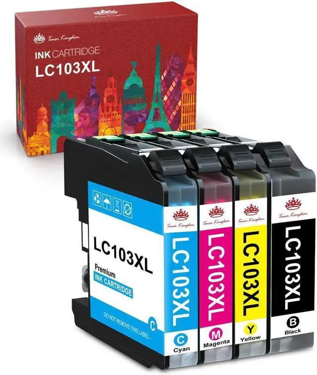Alt view image 2 of 5 - 8x Ink Cartridges for Brother LC103 XL MFC-J470DW MFC-J475DW MFC-J870DW J875DW