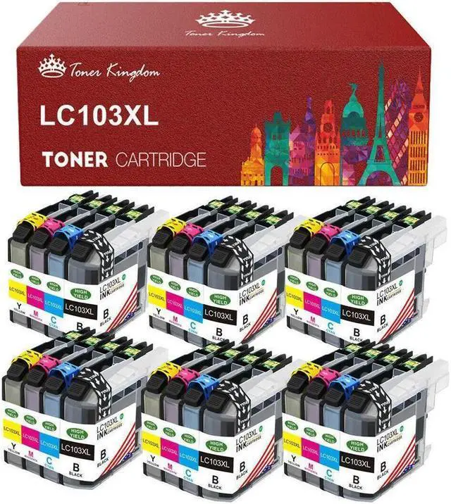 Main image of 24 PK LC103XL Ink Cartridge For Brother LC-103 MFC-J470DW MFC-J475DW MFC-J870DW