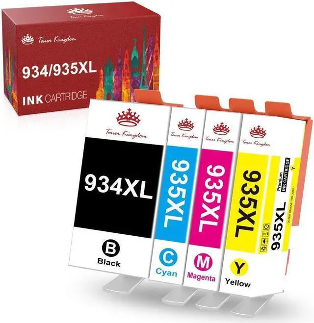Main image of NEW Chip 934XL 935XL For 934 935 XL Ink Cartridge Full Set 4-pack Black/C/M/Y
