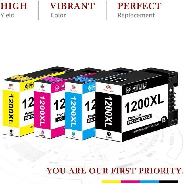 Alt view image 4 of 5 - PGI 1200XL PGI-1200XL Black Color Ink for 1200 MAXIFY MB2320 MB2720 MB2120