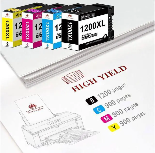 Alt view image 5 of 5 - PGI 1200XL PGI-1200XL Black Color Ink for 1200 MAXIFY MB2320 MB2720 MB2120