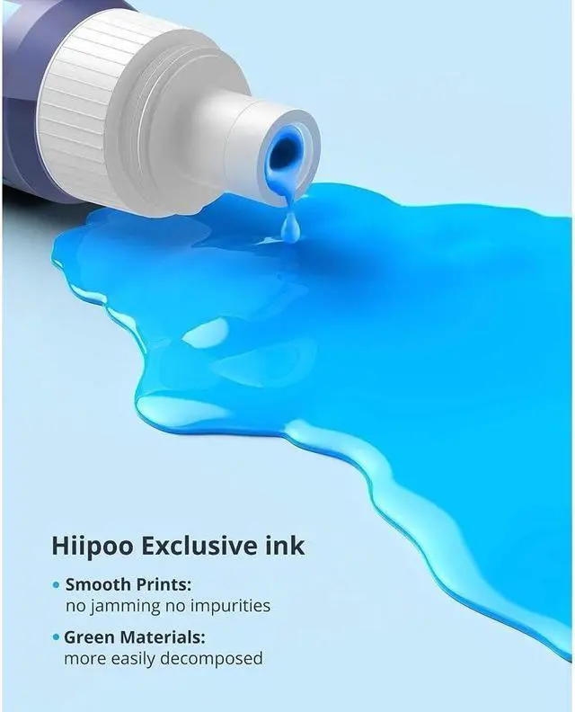 Alt view image 5 of 5 - Hiipoo Compatible T502 502 (Not for Sublimation) Ink Refill Bottles for Ecotank ET-2750 ET2760 ET-2803 ET-3750 ET-4750 ET-3760 ET-4760 ET-2850 ET-4850 ET-3700 ET-3710 ET-15000 ET-2800 ST-4000 Printer