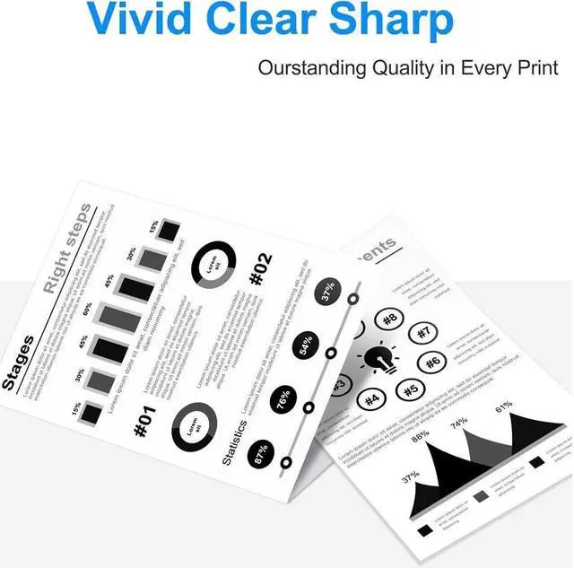 Alt view image 4 of 5 - NineLeaf High Yield Compatible Toner Cartridge Replacement for 49A Q5949A 53A Q7553A to use in Laser Jet P2015 1160 3390 1320tn M2727nfs 1320nw P2015dn M2727nf 3392 P2014 Printer (10 Pack Black)