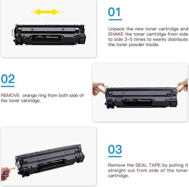 Alt view image 5 of 5 - NineLeaf Compatible Universal Toner Cartridge Replacement for 49A Q5949A 53A Q7553A to use with Laser jet P2015 1160 3390 1320tn M2727nfs 1320nw P2015dn M2727nf 3392 P2014 Printer (Black,2 Pack)