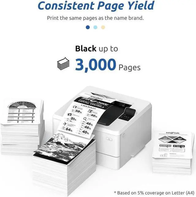 Alt view image 3 of 5 - Zell Compatible Q5949A Q7553A Toner Cartridge Replacement For 49A Q5949A 53A Q7553A (Black 2 Pack) For Use In Laserjet 1320 N P2015Dn P2015 P2015N 3390 3392 1160 P2014 M2727Nf Mfp Printer