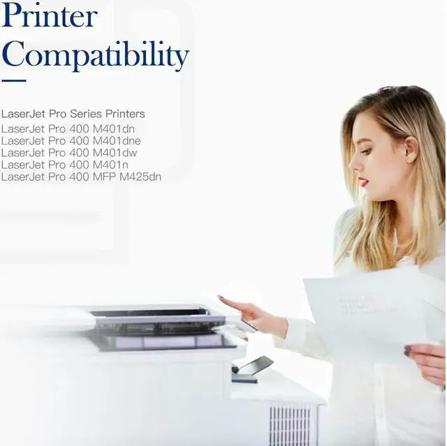 Alt view image 3 of 5 - Valuetoner 80A Compatible Toner Cartridge Replacement for CF280A 80X CF280X 05A CE505A to use with Laserjet Pro 400 M401dn, M401dne, M401n, MFP M425dn, M425dw,Laserjet P2055DN Printer (4 Black)