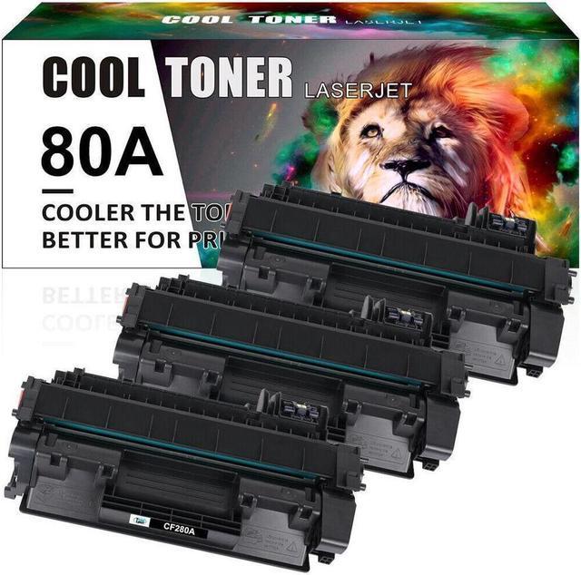 Main image of 3-PK CF280A Toner Compatible for 80A LaserJet Pro 400 M401dw M401d MFP M425dw