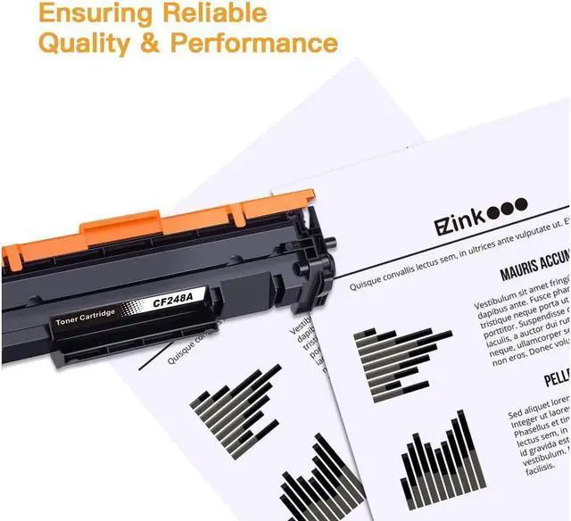 Alt view image 4 of 5 - E-Z Ink (TM) Compatible Toner Cartridge Replacement for 48A CF248A to use with Pro M15w, Pro M29w, MFP M28w, M28a, M29a M30w M31w M15a M16a M16w Printer Tray (Black, 2 Pack)