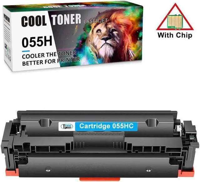 Main image of 1PK Cyan Toner Compatible For 055H ImageCLASS MF743cdw MF741cdw CRG-055H W/Chip