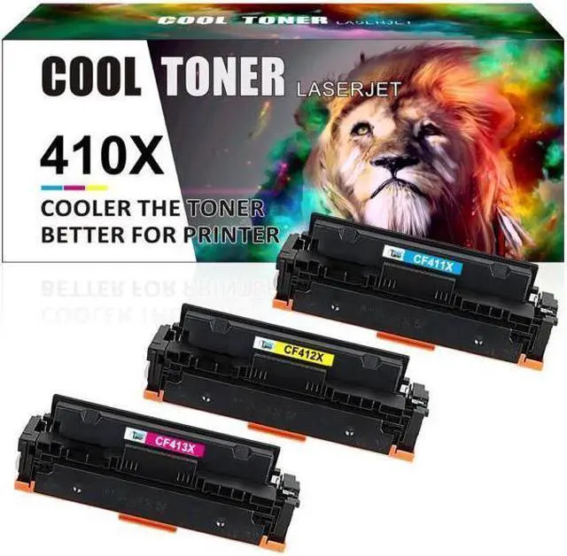 Main image of 3PK CMY Toner Compatible with 410X CF410X LaserJet Pro MFP M477fnw M477fdw M452dn
