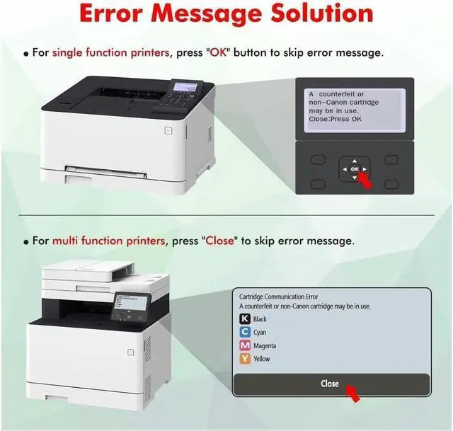 Alt view image 5 of 5 - Aztech Compatible Toner Cartridge Replacement for 055 055H Toner Cartridge for Color ImageClass MF743Cdw MF741Cdw MF745Cdw LBP664Cdw MF743 Ink with Chip (Black Cyan Magenta Yellow, 4-Pack)