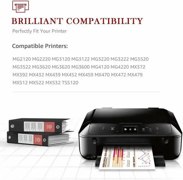 Alt view image 2 of 3 - 1PK Ink Cartridge Black PG 240XL For MG MX Series MX372 MX392 MX432 MX472