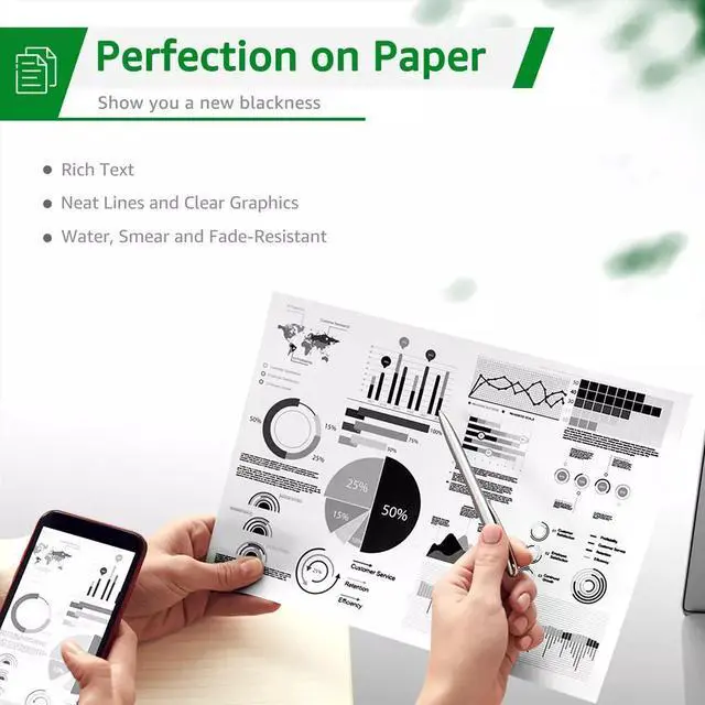 Alt view image 5 of 5 - 2 Pack CE505X High Yield Toner Cartridge for 05X Laserjet P2050 P2055 P2055dn