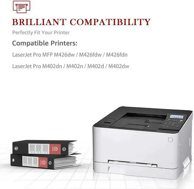 Alt view image 2 of 6 - 1PK CF226A Toner Cartridge For 26A Laserjet Pro M402dn M402n M426fdw M426dn