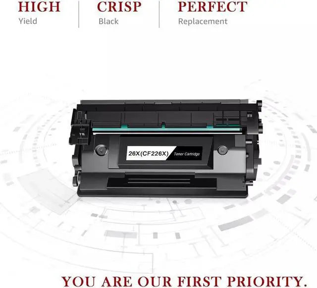 Alt view image 4 of 6 - 1PK CF226A Toner Cartridge For 26A Laserjet Pro M402dn M402n M426fdw M426dn