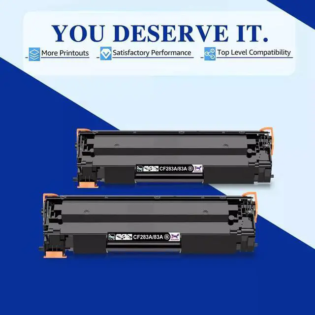 Alt view image 4 of 5 - 4PK CF283A Black Toner Cartridge for 83A LaserJet Pro MFP M127fw M127fn M125