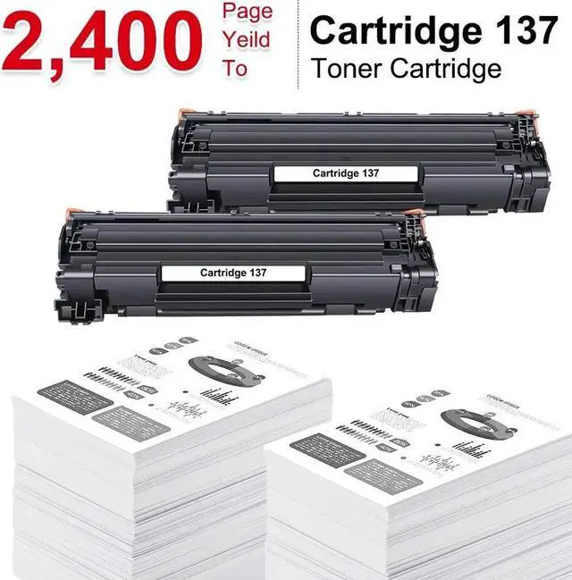 Alt view image 2 of 5 - 2PK CRG137 Toner Compatible for 137 ImageClass MF227dw MF244dw MF249dw