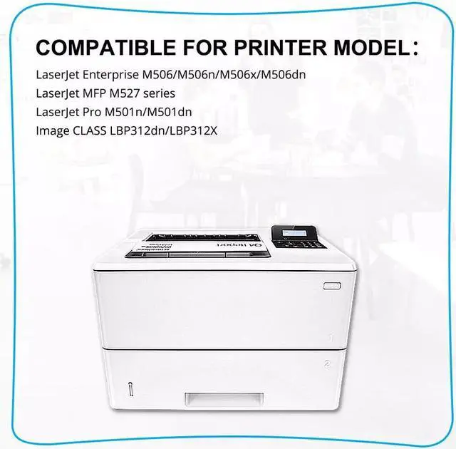 Alt view image 3 of 6 - 1PK High Yield CF287X Toner Compatible for 87X LaserJet Pro M501n M501dn M506n
