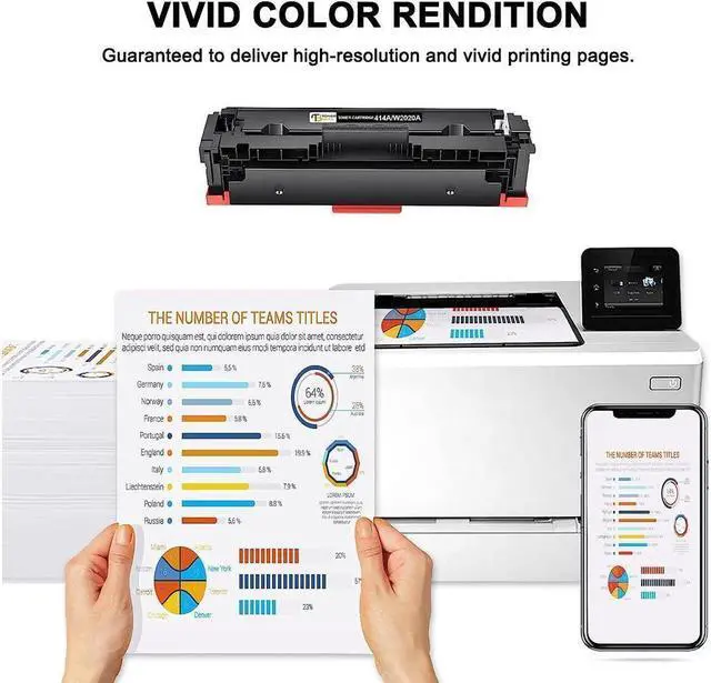 Main image of Toner Bank Compatible Toner Cartridge Replacement for  414A 414X for  Color Laserjet Pro MFP M479fdw M479fdn M454dw M454dn M454 M479 W2020A W2021A W2022A W2023A (Black Cyan Magenta Yellow, 4-Pack)