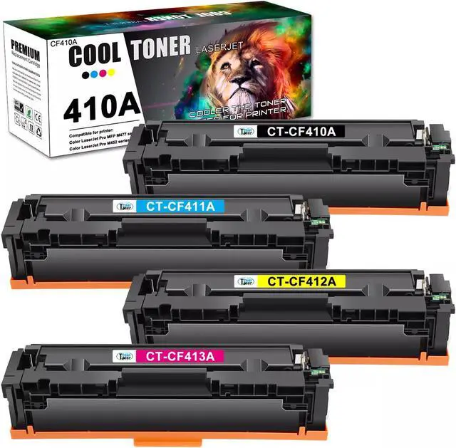 Main image of 4 PK For  CF410A -3A Pro MFP Laserjet Pro Mfp M477fnw M477fdw M477fdn M452dn