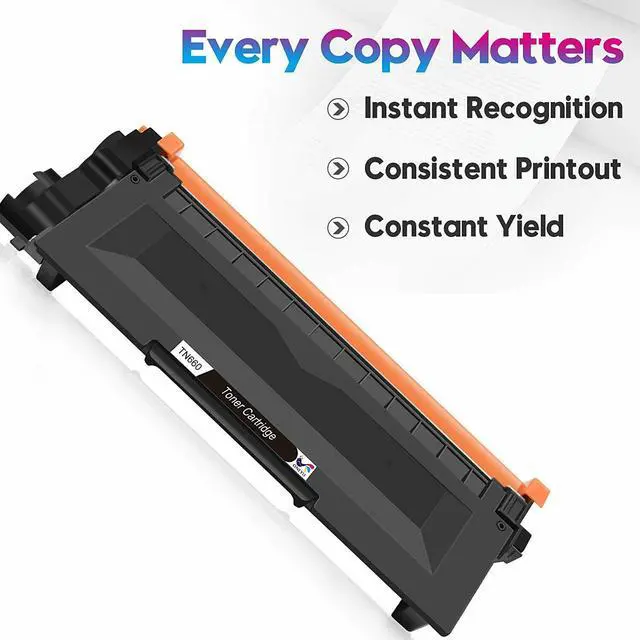 Alt view image 2 of 5 - 2PK TN660 High Yield TN660 Black Toner Cartridge For Brother MFC-L2740DW L2700DW Printer