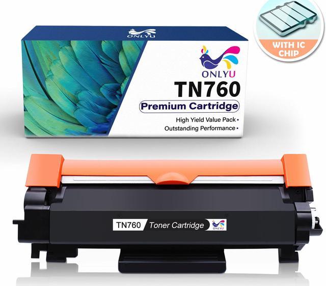 1 Pk TN760 COMPATIBLE LASER TONER CARTRIDGE BLACK for Brother MFC