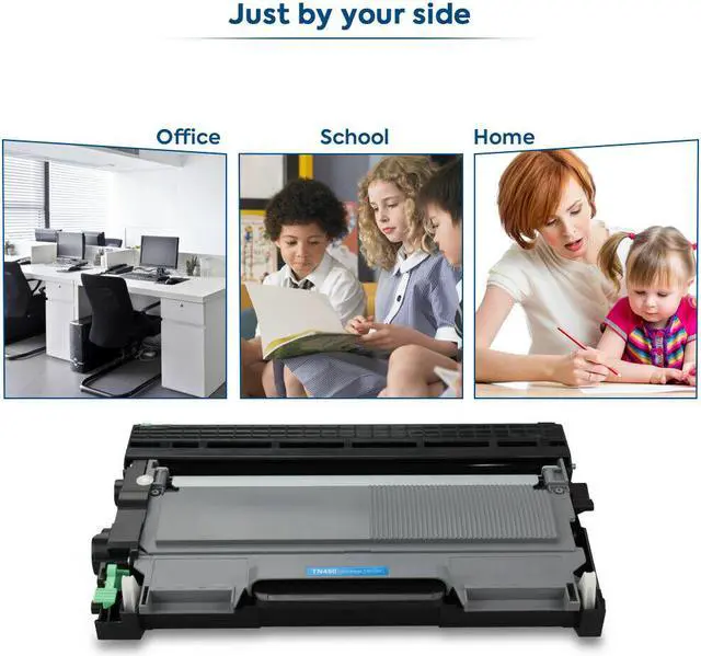 Alt view image 3 of 3 - 4PK Compatible DR420,TN450/1 DR-420,3 TN-450 Drum Unit and Toner Cartridge for Brother HL-2220 HL-2230 HL-2240 HL-2242 HL-2250 HL-2270 DCP-7055 DCP-7057 DCP-7060 DCP-7065 DCP-7070 MFC-7360 MFC-7460