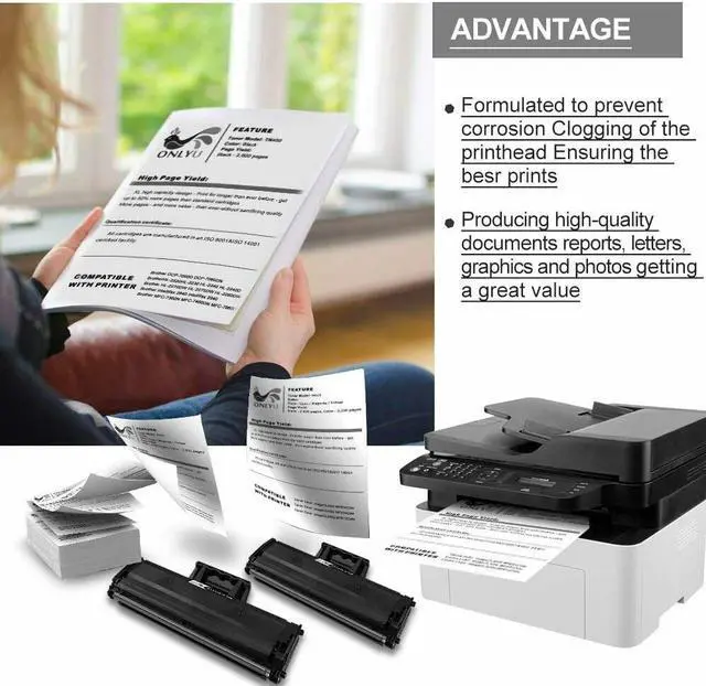 Alt view image 4 of 4 - 1PK Black MLT-D111S 111S Toner Cartridge For Samsung M2022 M2022W M2020 M2020W M2021 M2021W M2070 M2071 M2070W M2071W M2070F M2070FW M2071FH
