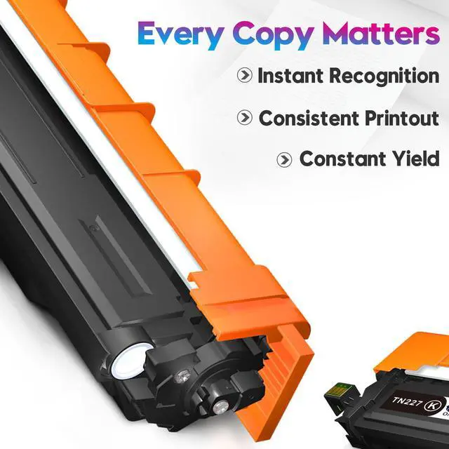 Alt view image 2 of 5 - 5PK TN227 TN223 (2K/C/M/Y) Toner Cartridge for Brother MFC-L3770CDW MFC-L3710CW HL-L3270CDW