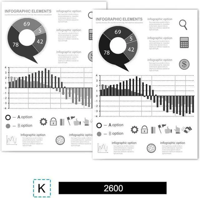 Alt view image 4 of 5 - Compatible TN660  Toner Cartridge Replacement for Brother TN630 TN-660 (Black, 2 Pack) for use in Brother HL-L2300 2305 2320, DCP-L2520 2540, MFC-L2700 2740 Printers (2,600 Pages)