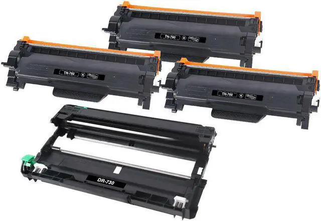 Main image of TN760 Toner DR730 Drum Compatible for Brother MFC-L2750DW MFC-L2710DW DCP-L2550DW 2 Year Guaranty Work As OEM