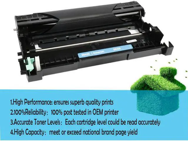 Alt view image 6 of 6 - TN450 Toner DR420 Drum Compatible For Brother HL-2270DW HL-2275DW HL-2280DW MFC-7240 MFC-7360N MFC-7365DN DCP-7060D DCP-7065DN