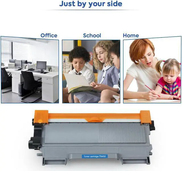 Alt view image 6 of 7 - v4ink Compatible Toner Cartridge Replacement for Brother TN450 TN420 Black Toner Cartridge High Yield to use for HL-2240d HL-2270dw HL-2280dw MFC-7360n MFC-7860dw IntelliFax 2840 2940 Printer 4 Pack