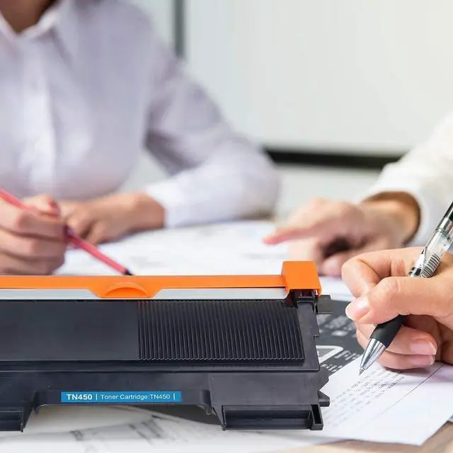 Alt view image 5 of 7 - v4ink Compatible Toner Cartridge Replacement for Brother TN450 TN420 Black Toner Cartridge High Yield to use for HL-2240d HL-2270dw HL-2280dw MFC-7360n MFC-7860dw IntelliFax 2840 2940 Printer 4 Pack