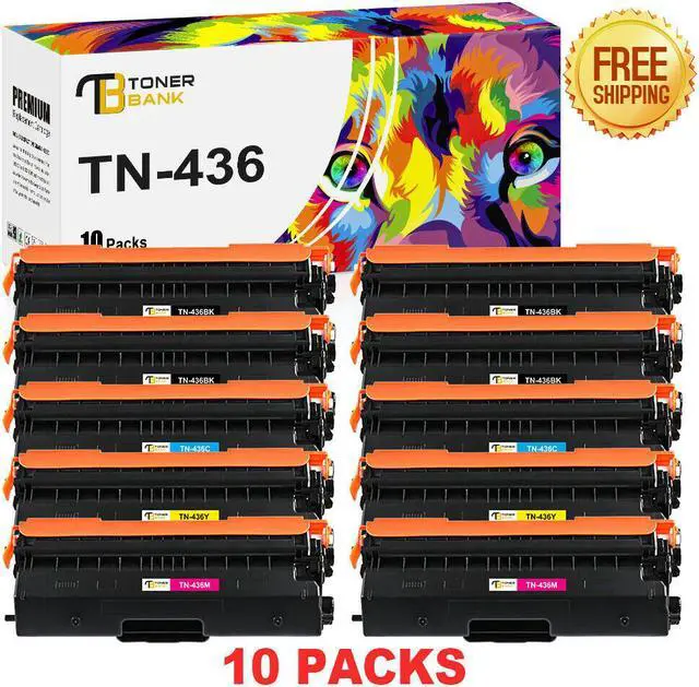 Main image of 10x Toner Set Compatible for Brother TN436 HL-L8360CDW MFC-L8900CDW MFC-L9570CDW