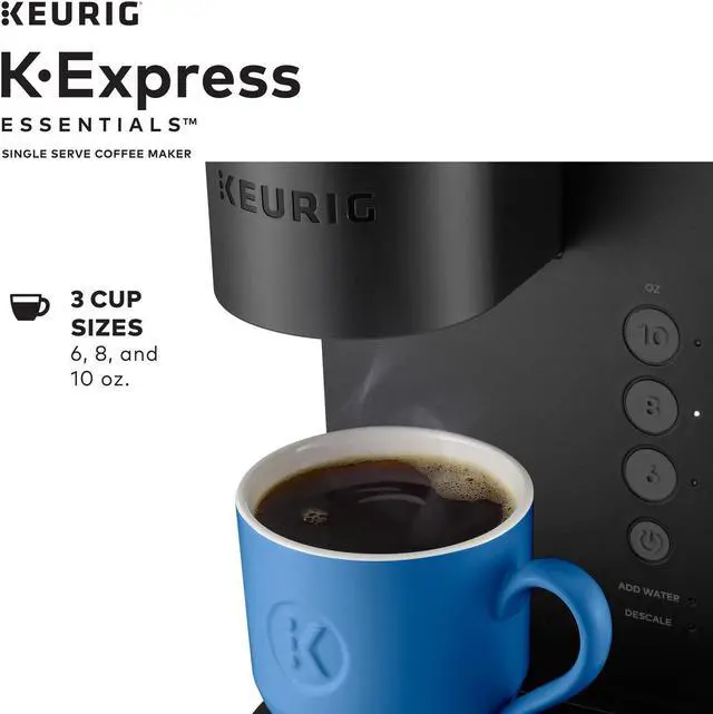 Alt view image 4 of 4 - Keurig K-Express Essentials K25 Single Serve K-Cup Pod Coffee Maker, Black