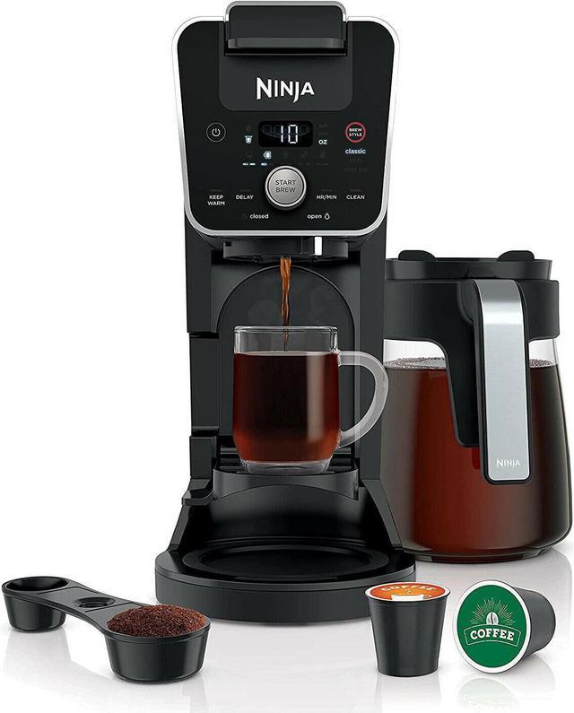 Ninja DualBrew 12-Cup Drip, Single-Serve Coffee Maker w/ 3 Brew
