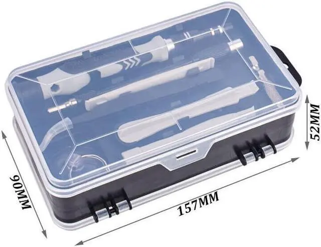 Alt view image 7 of 7 - usa magnetic screwdriver bit set for iphone/macbook tool kit set 117pcs