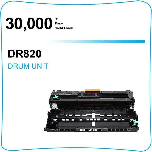 Alt view image 2 of 7 - DR820 Drum Unit Compatible with Brother MFC-L5850DW HL-L6200DW MFC-L5850DW TN850