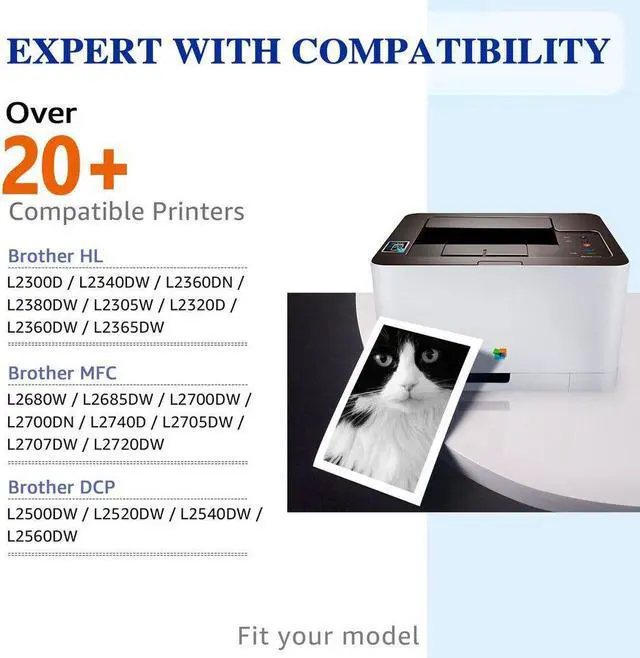 Alt view image 2 of 7 - 5PK TN660 Toner Compatible With Brother MFC-L2700DW HL-L2380DW 2365DW 2360DN